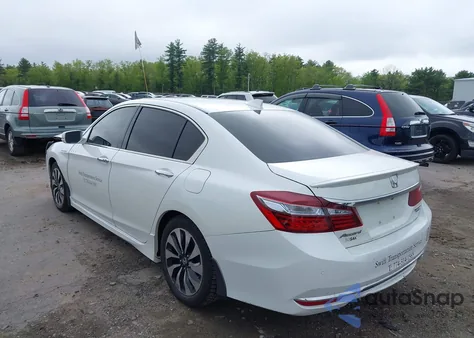 2017 Honda Accord Hybrid Touring from USA, damaged, VIN JHMCR6F76HC013354